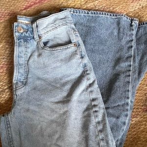 two tone, flared pacsun jeans